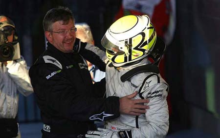 Jenson Button Camione del Mondo di Formula 1 2009