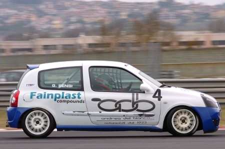 Giampiero Sensi su Renault Clio nel Trofeo Turismo