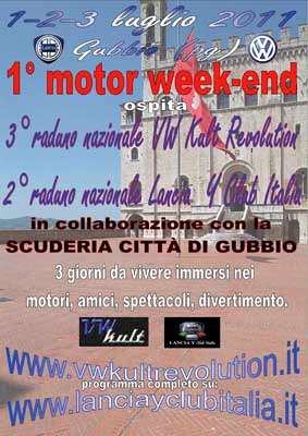 1° Motor Week-end VW Kult Revolution Club e Lancia Y Club Italia