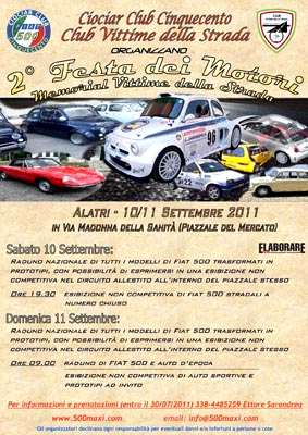 Seconda Festa dei Motori "Memorial vittime della strada"