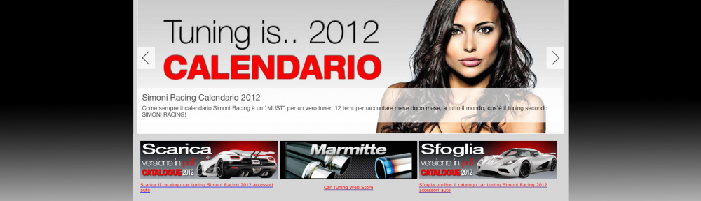 Nuovo sito web by Simoni Racing