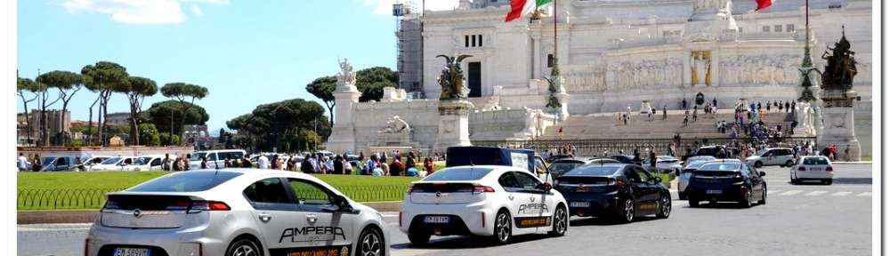 Opel Ampera in tour a Roma