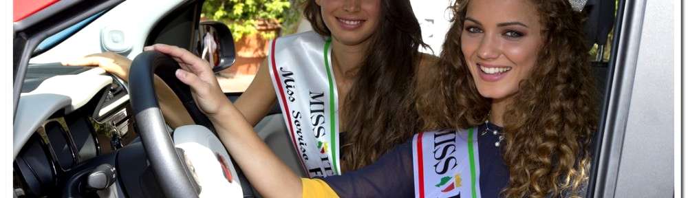 Miss Italia 2012 guida la Fiat Panda