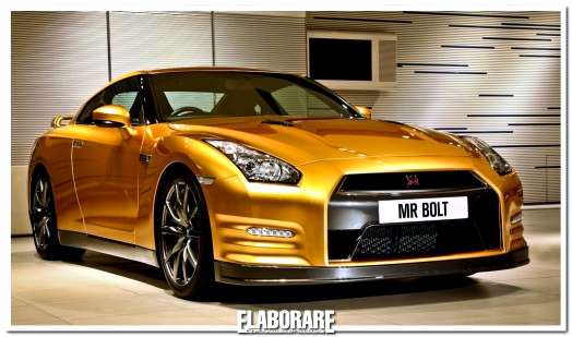 Nissan GT-R e Usain Bolt